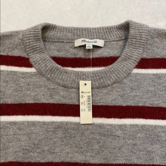 Madewell Westlake Striped Pullover Sweater - Picture 2 of 3